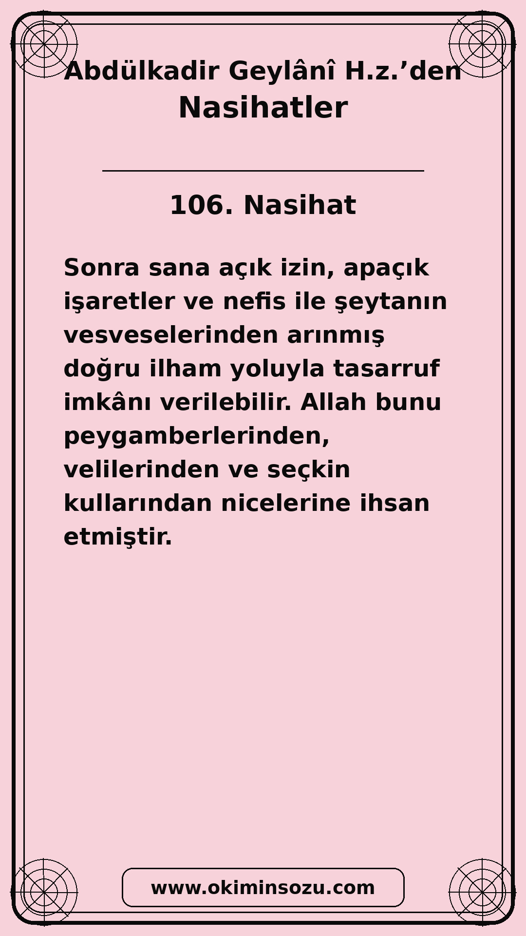 106 Nasihat