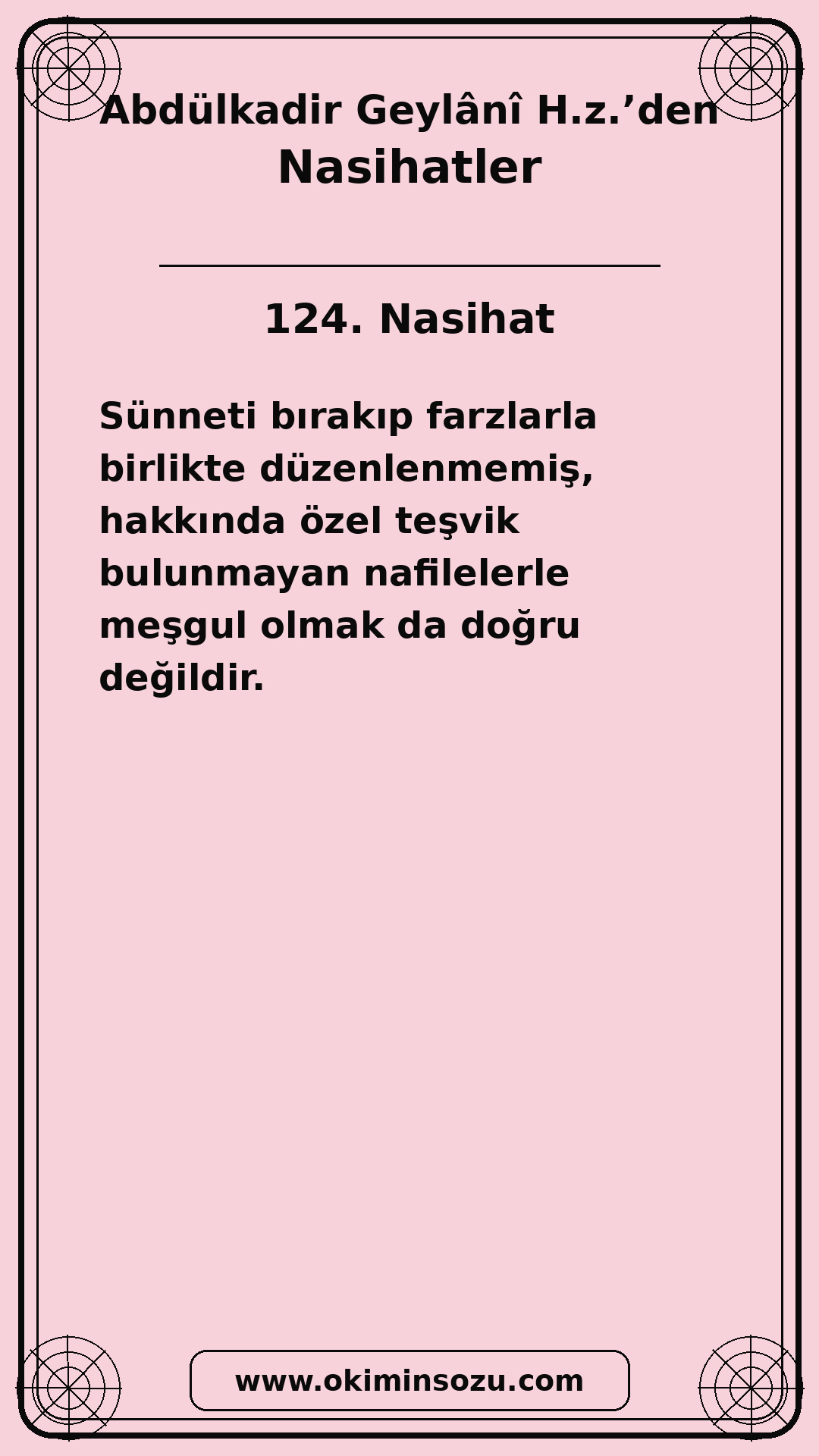 124 Nasihat