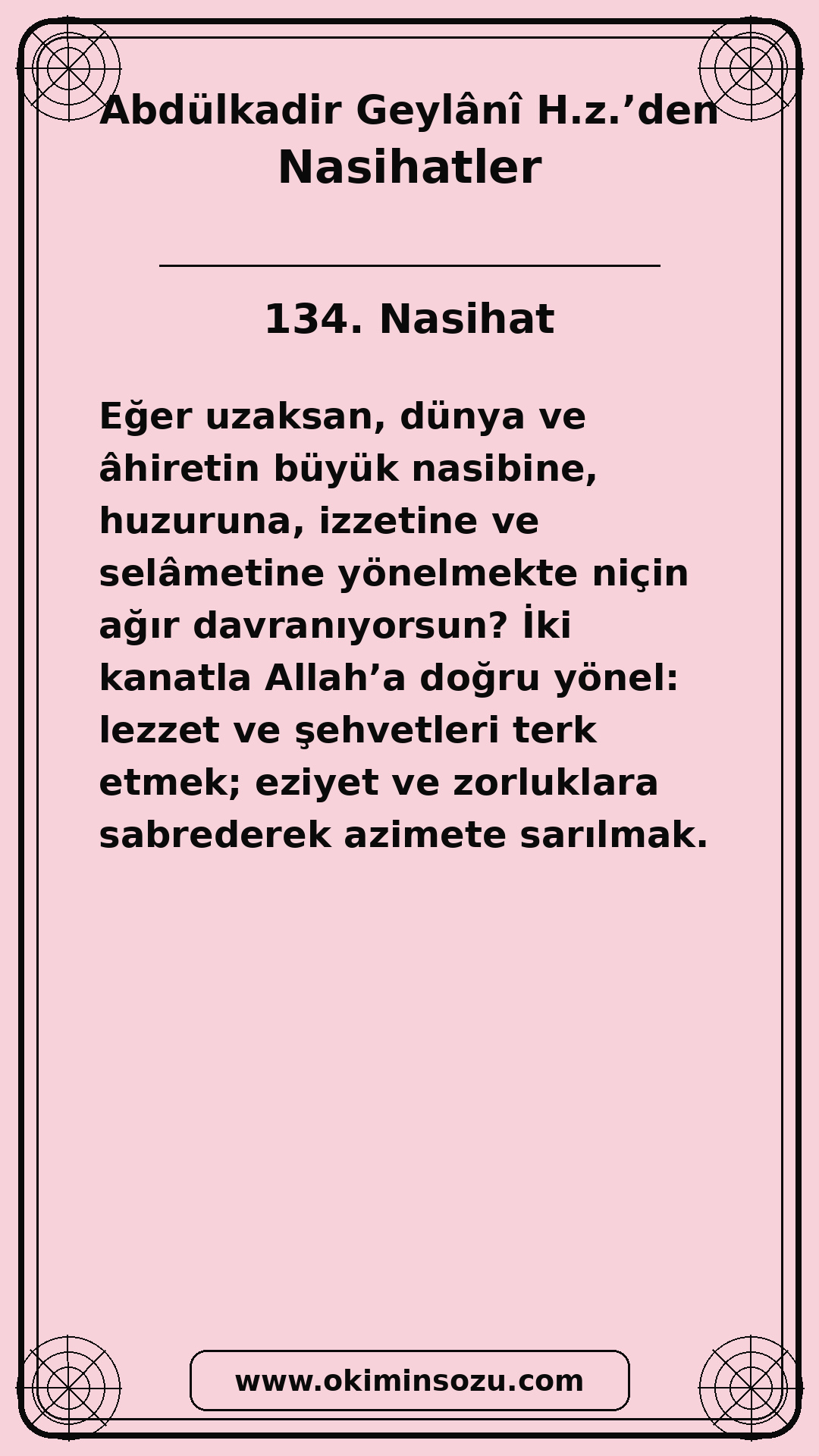 134 Nasihat