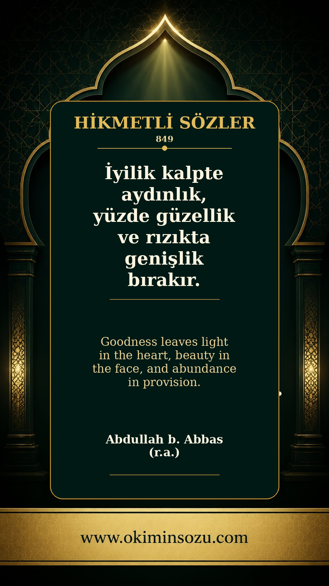 hikmetli soz 0849