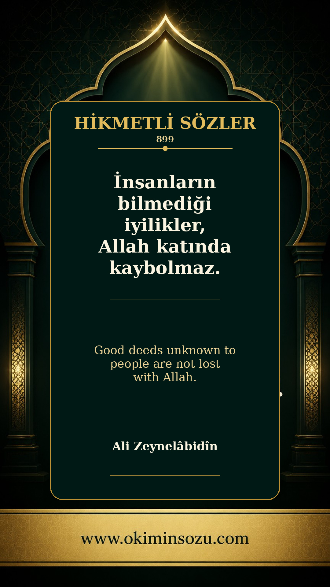 hikmetli soz 0899