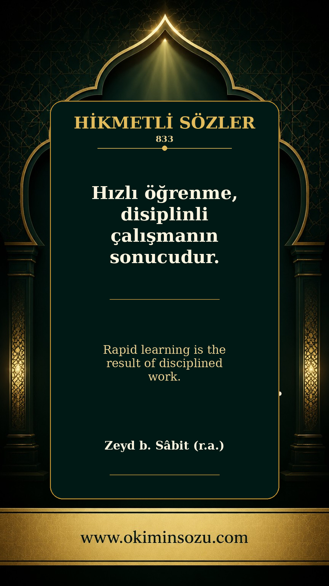 hikmetli soz 0833