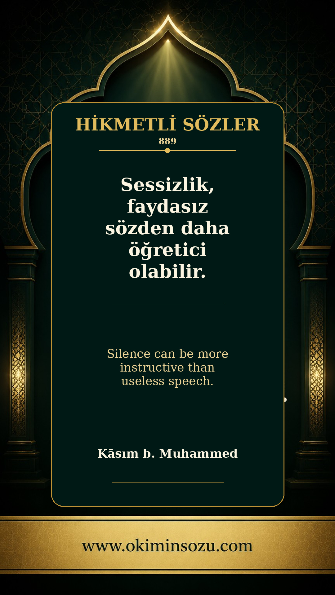 hikmetli soz 0889
