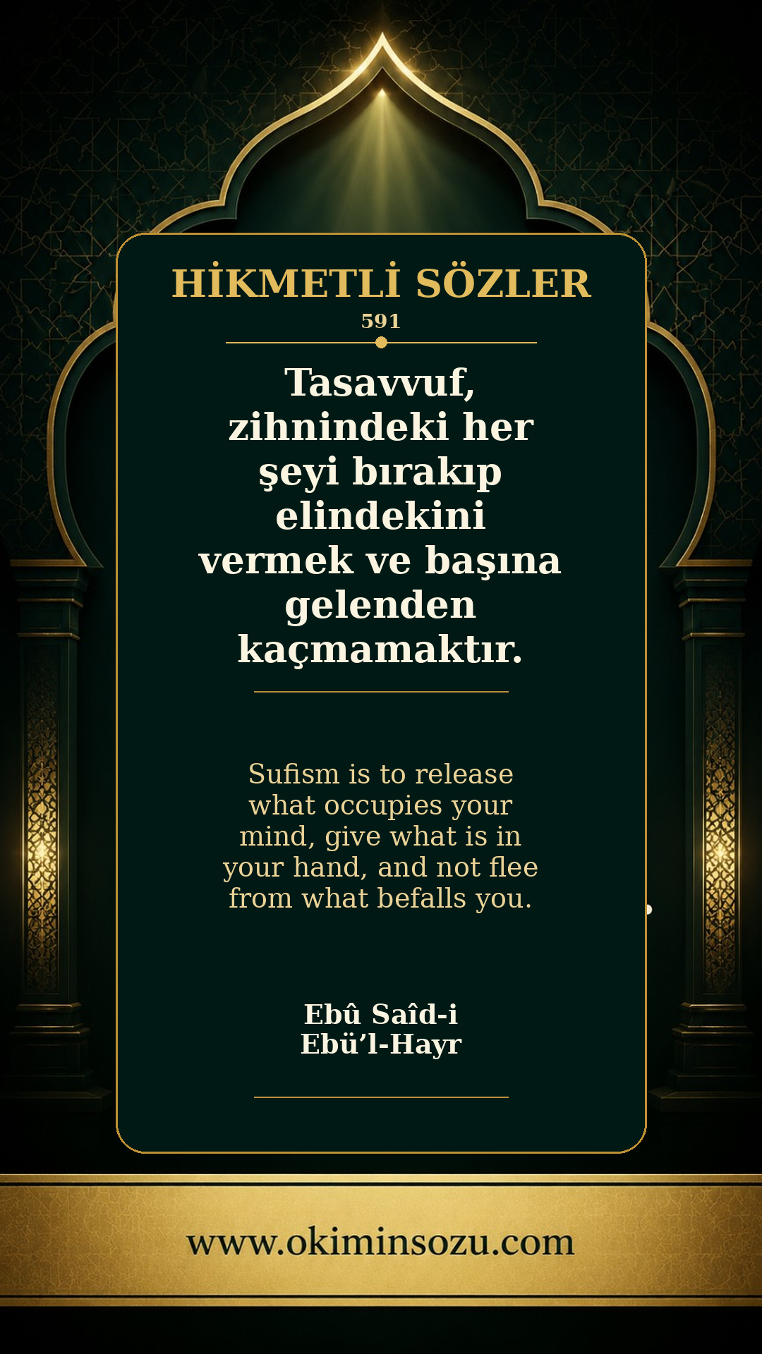 hikmetli soz 0591