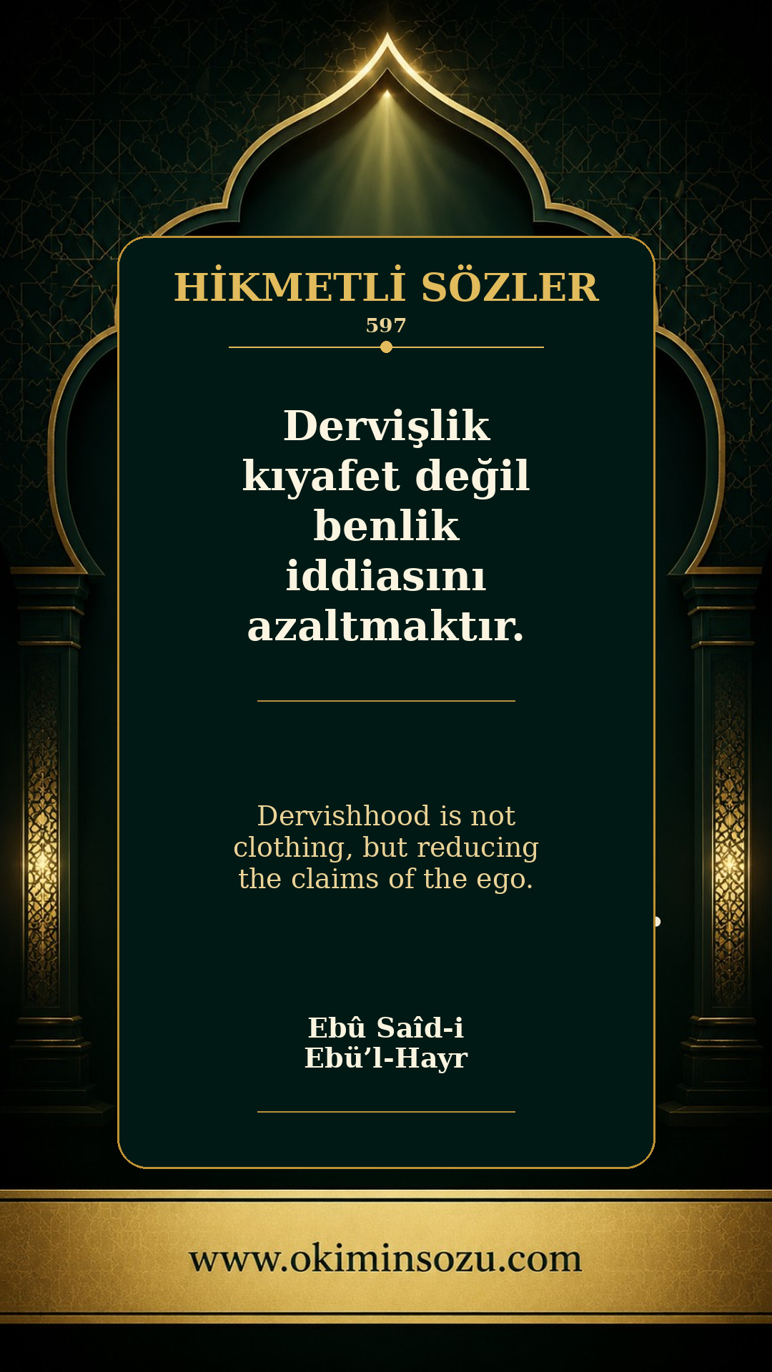 hikmetli soz 0597