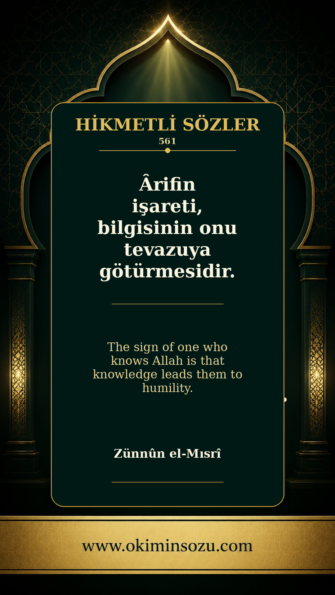 hikmetli soz 0561