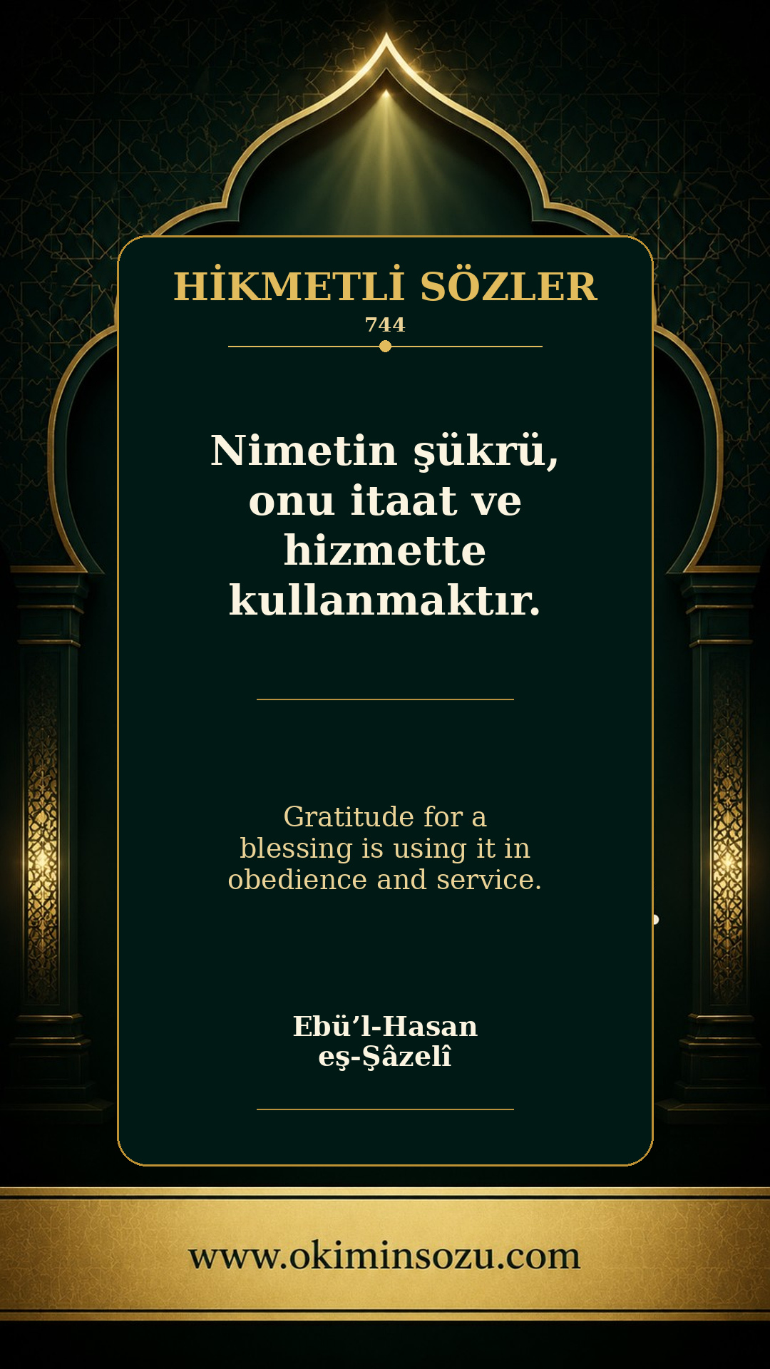 hikmetli soz 0744