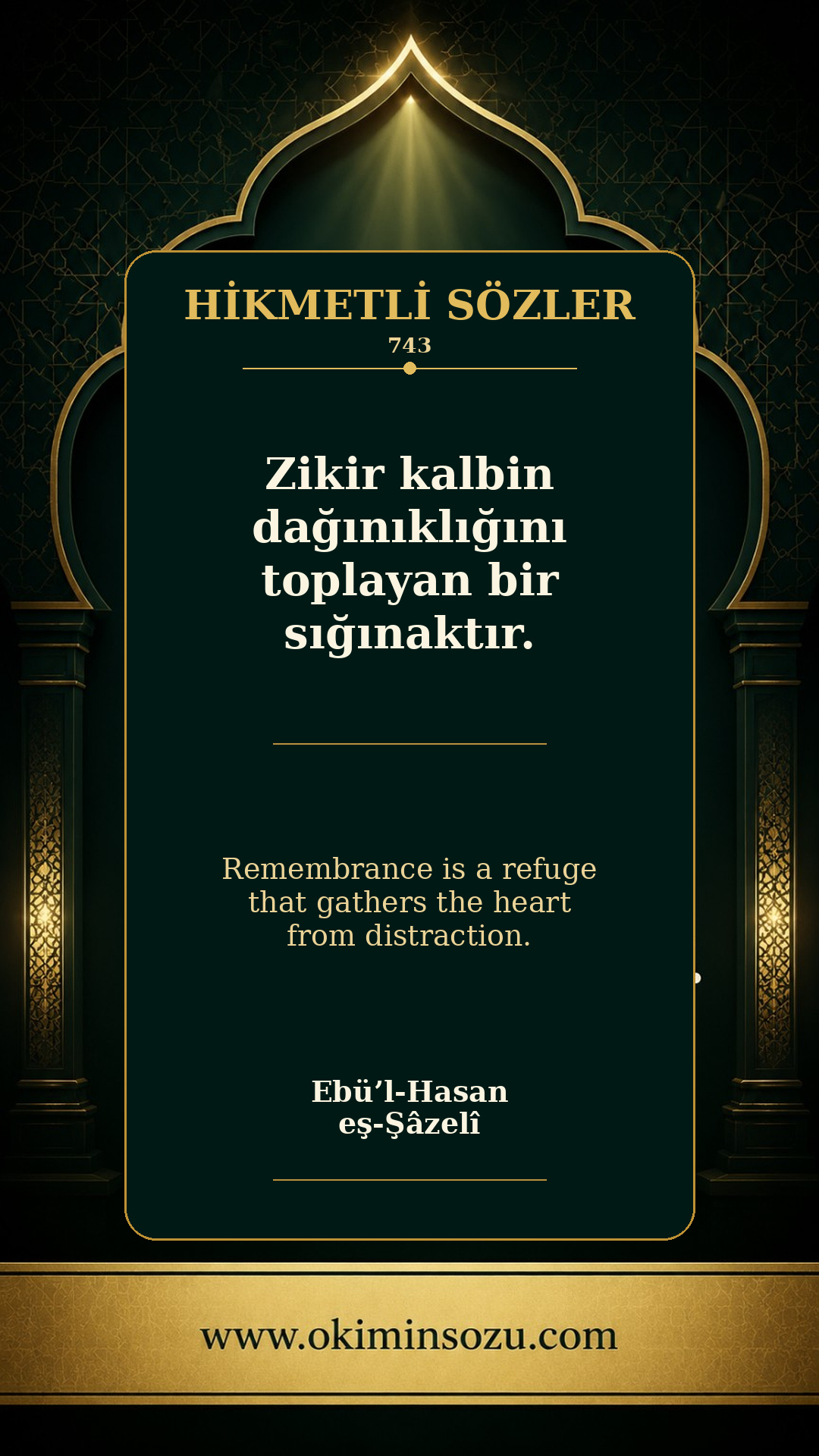 hikmetli soz 0743