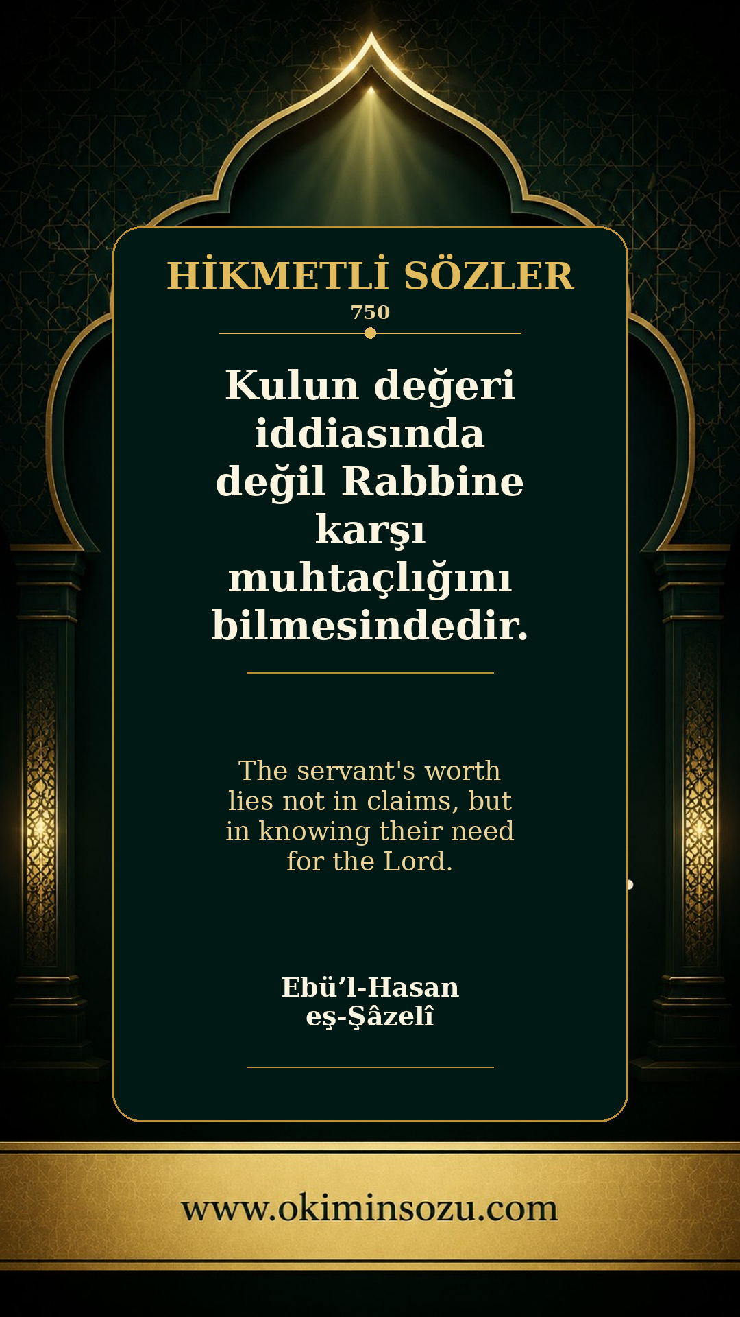 hikmetli soz 0750