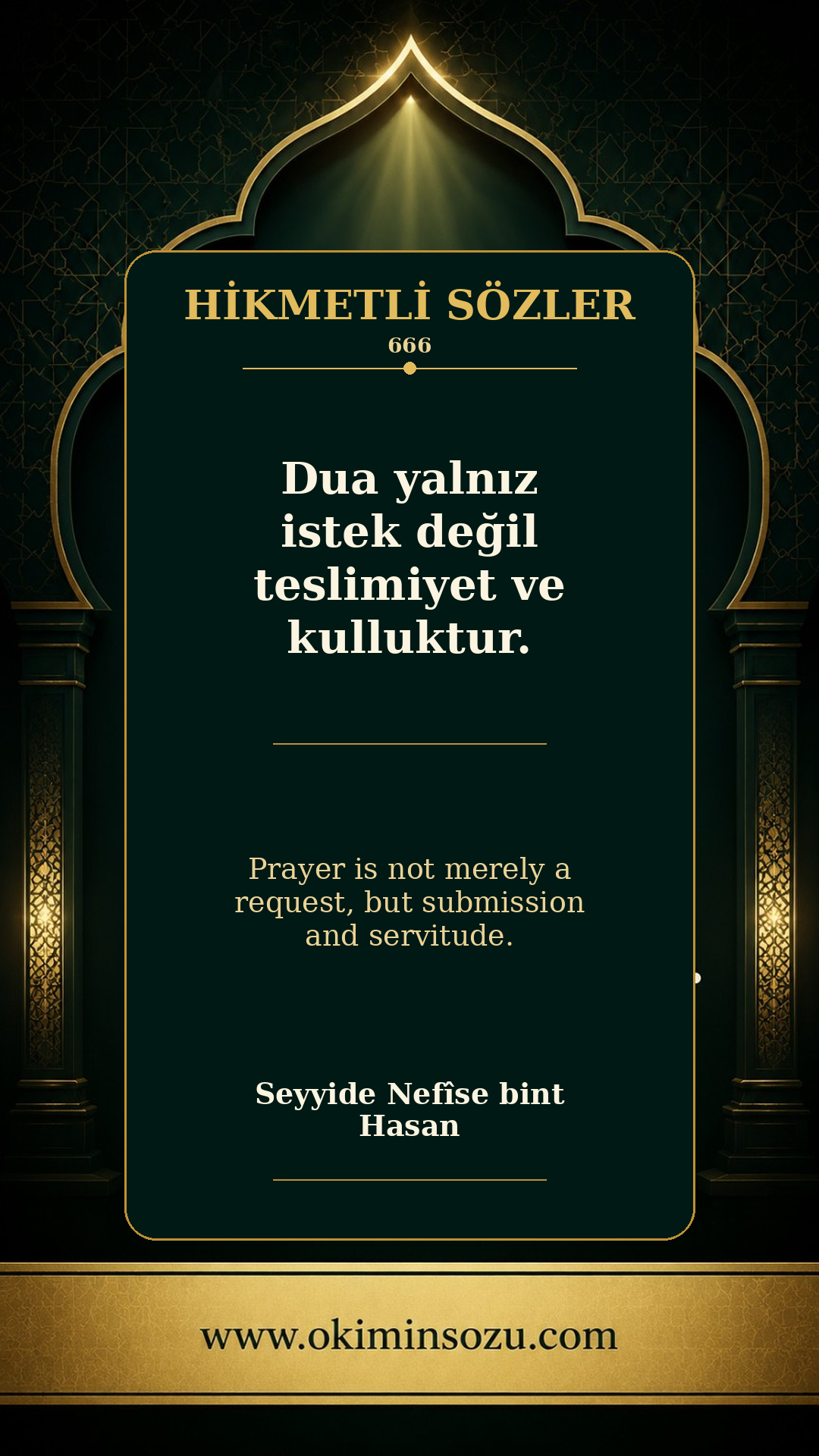 hikmetli soz 0666
