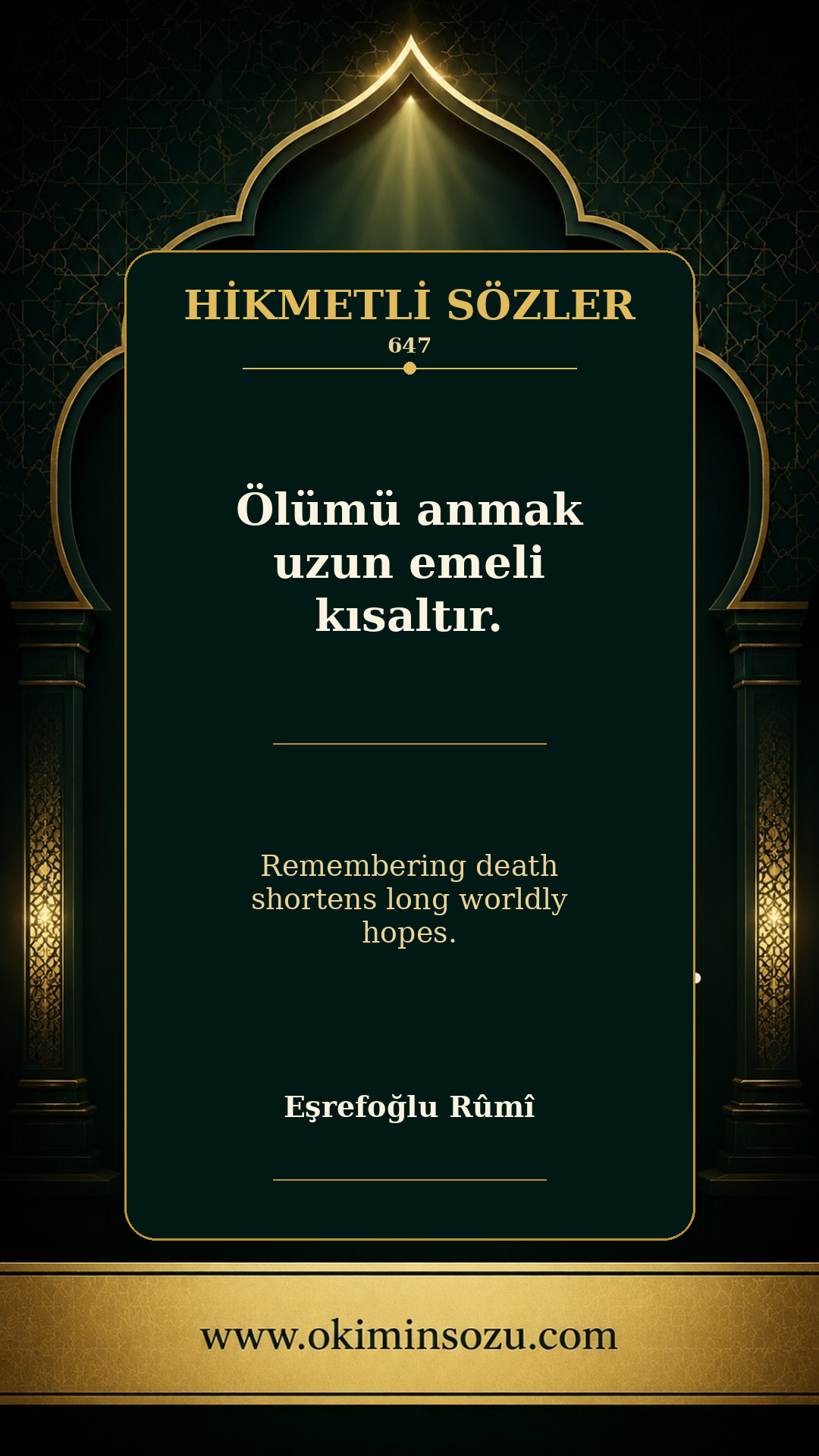 hikmetli soz 0647