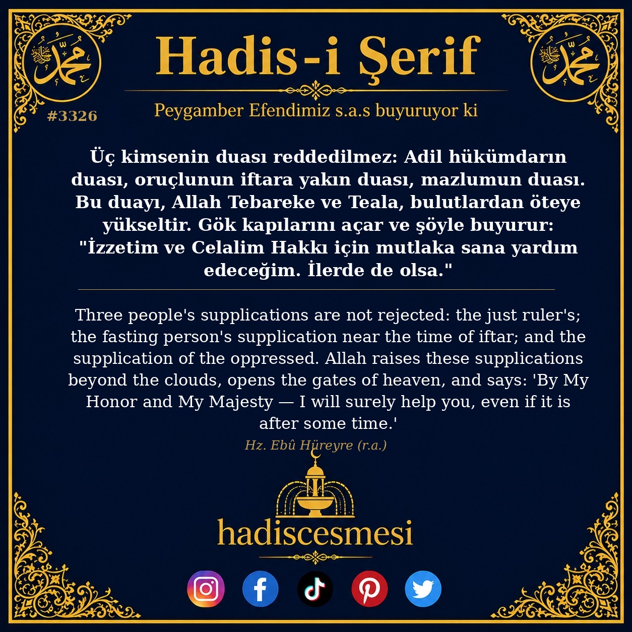 Hadis 3326