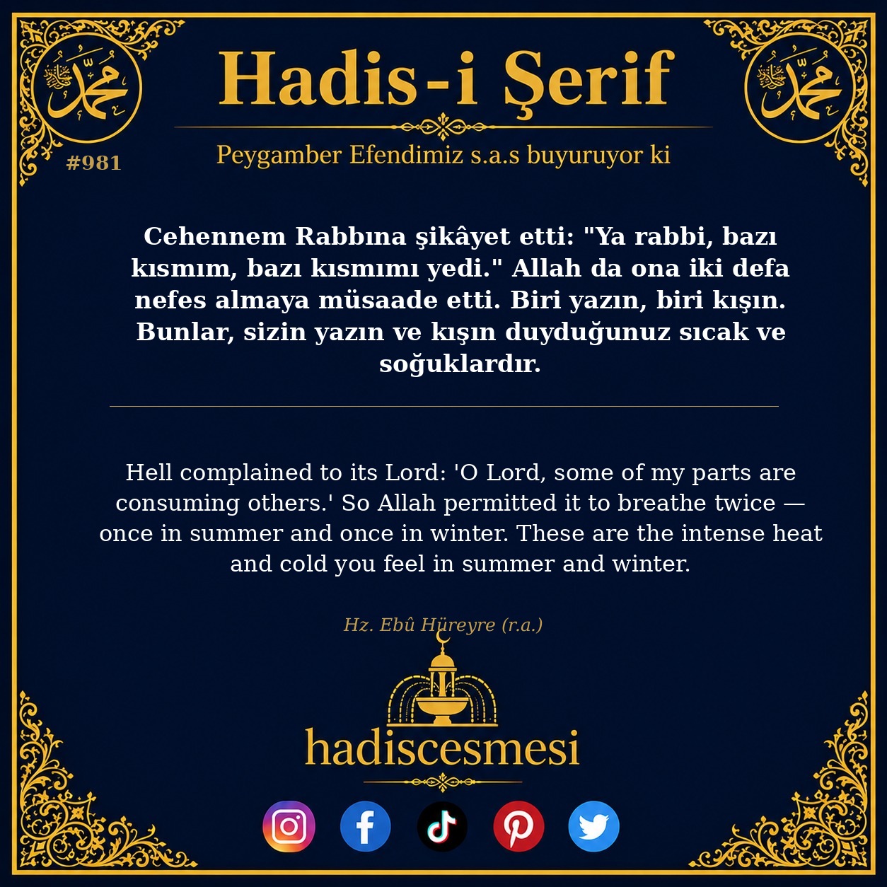 Hadis 0981