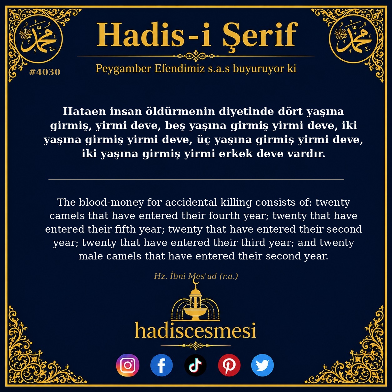 Hadis 4030