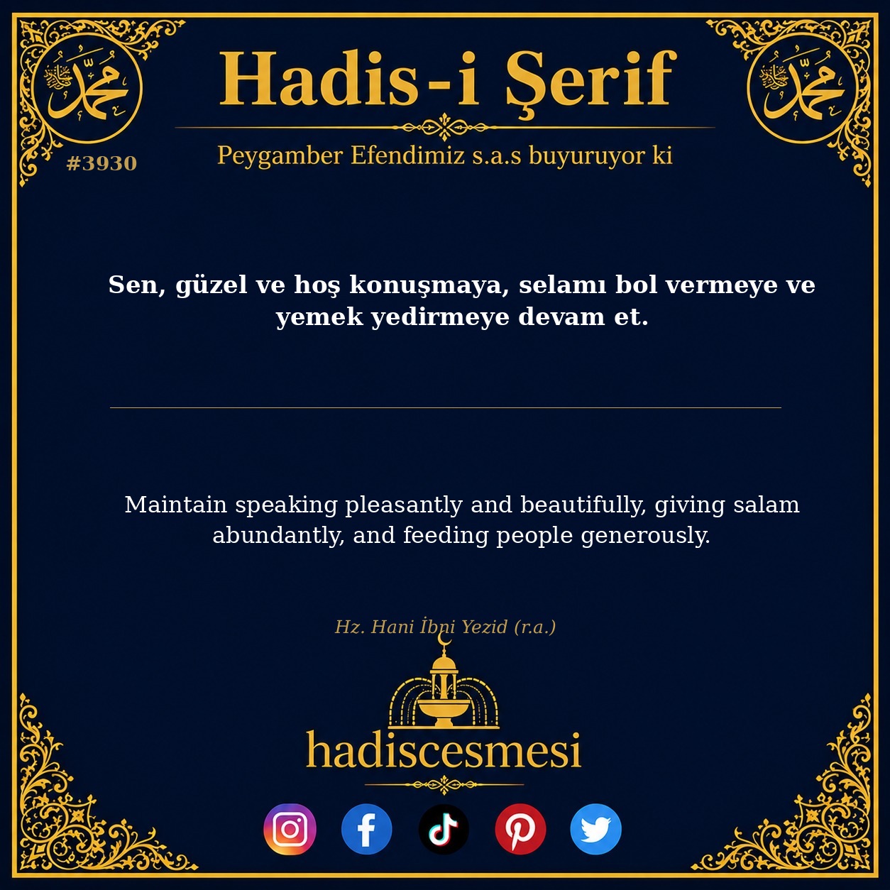 Hadis 3930