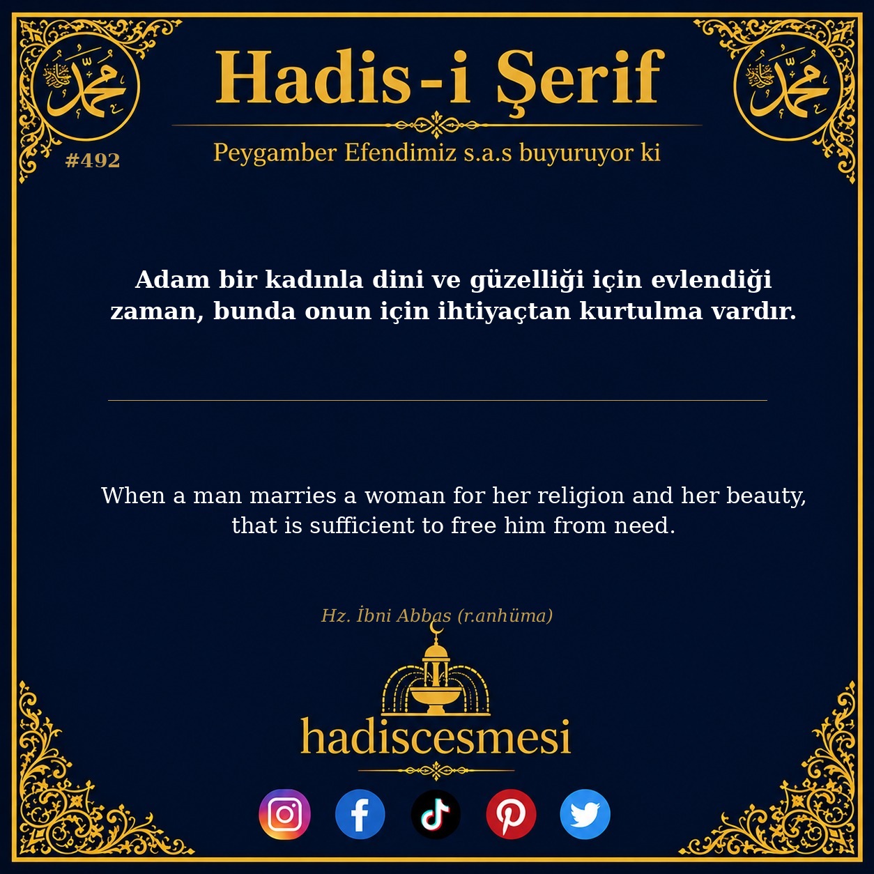 Hadis 0492
