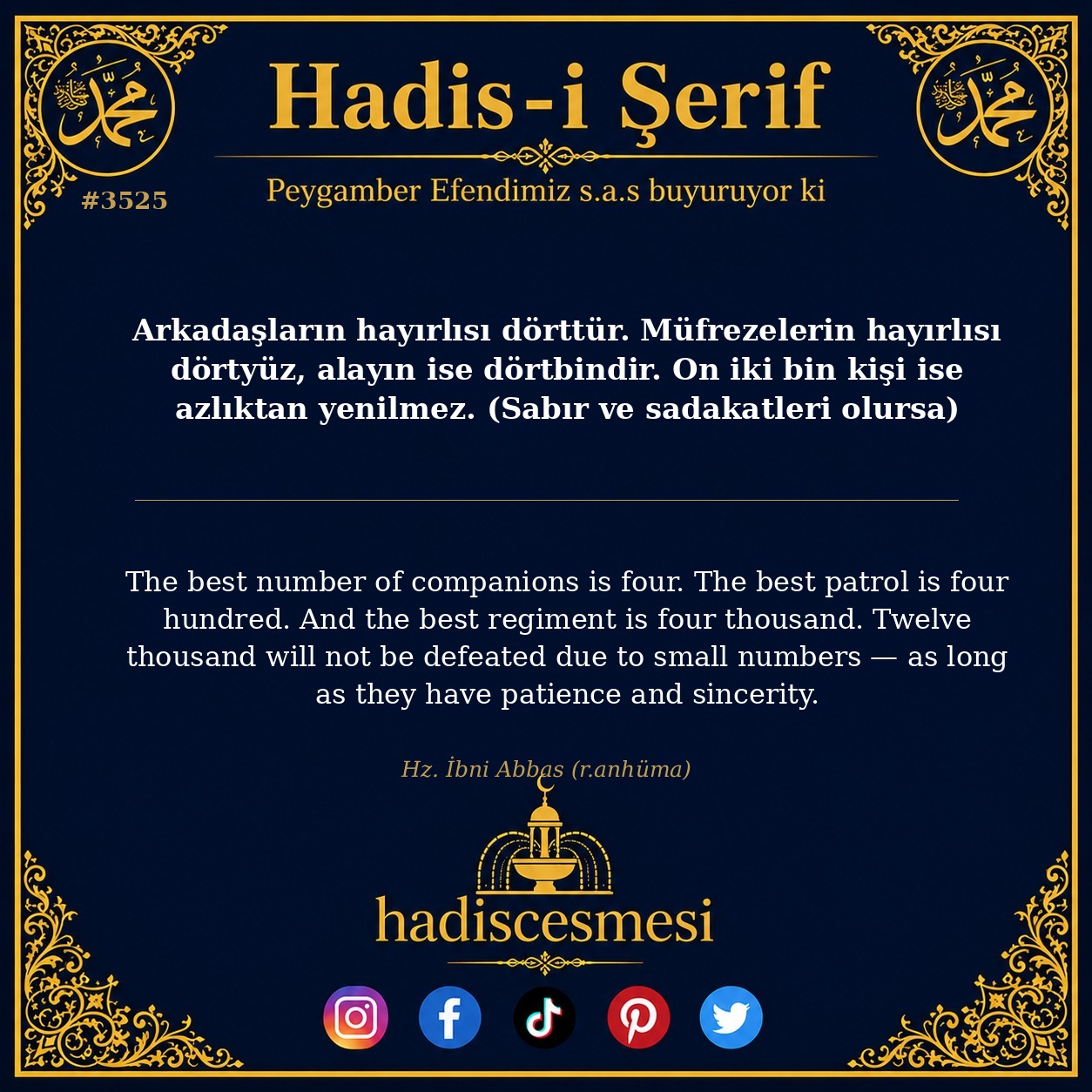 Hadis 3525