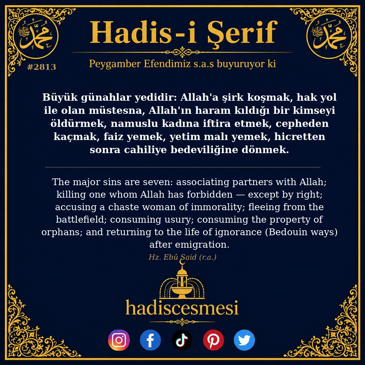 Hadis 2813