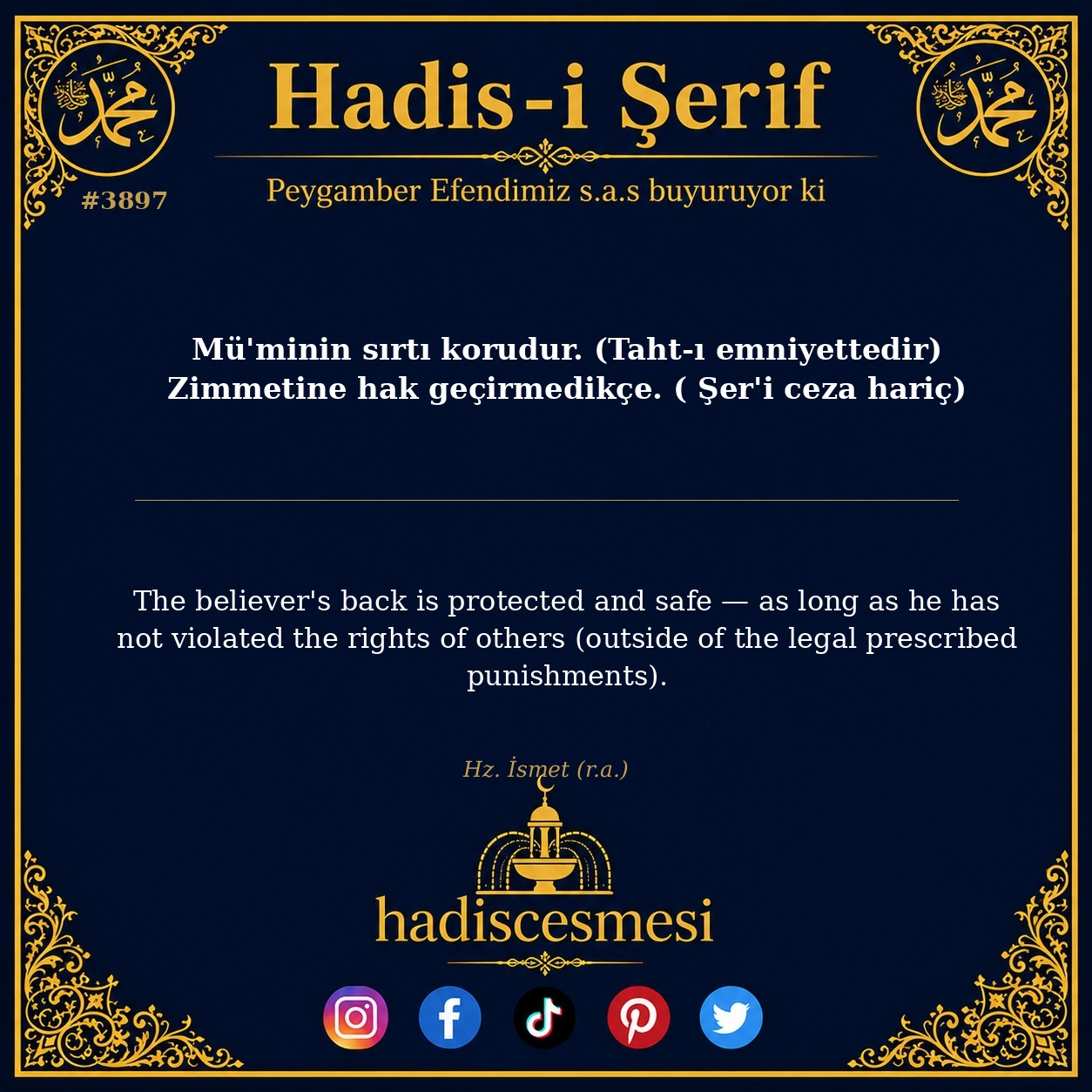 Hadis 3897