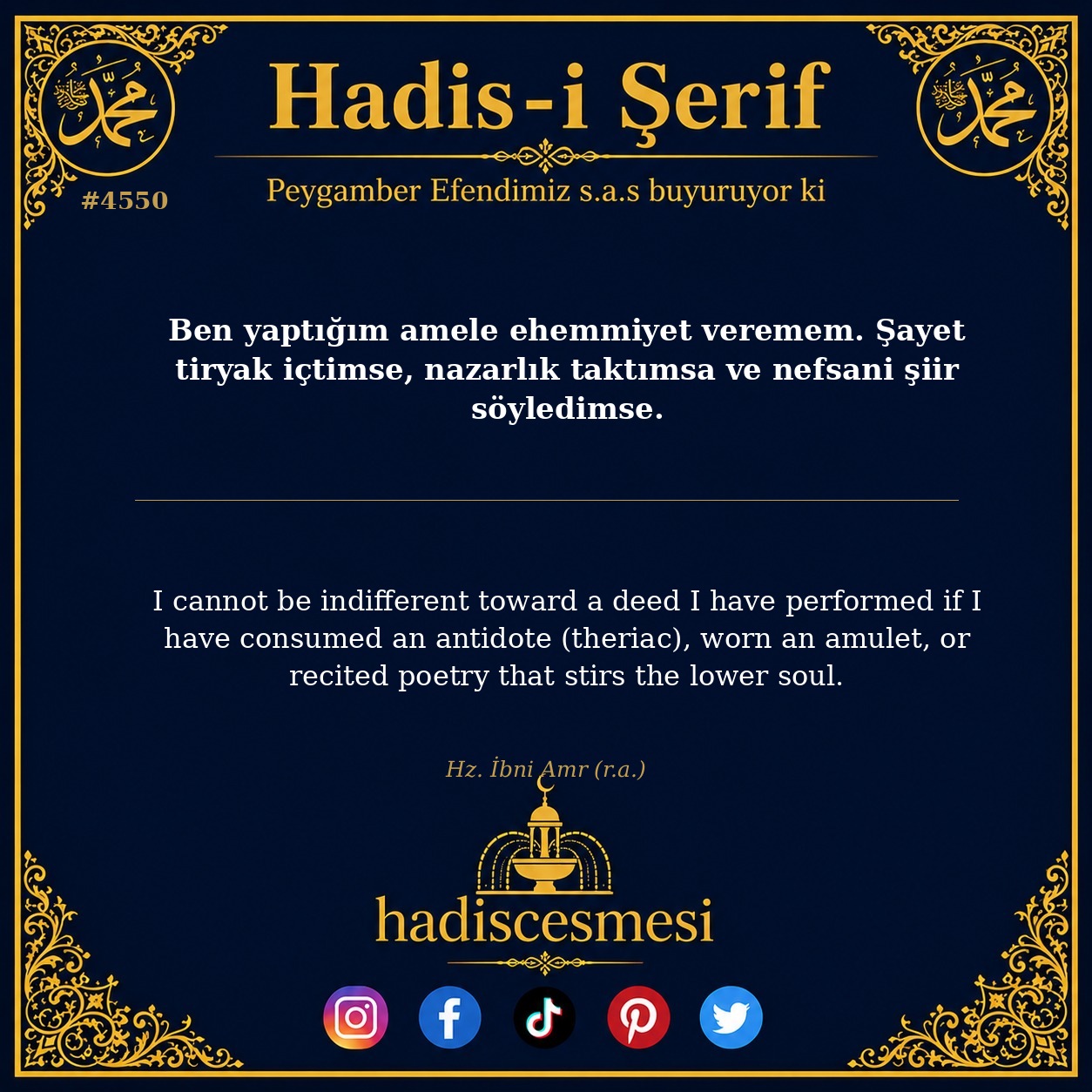 Hadis 4550