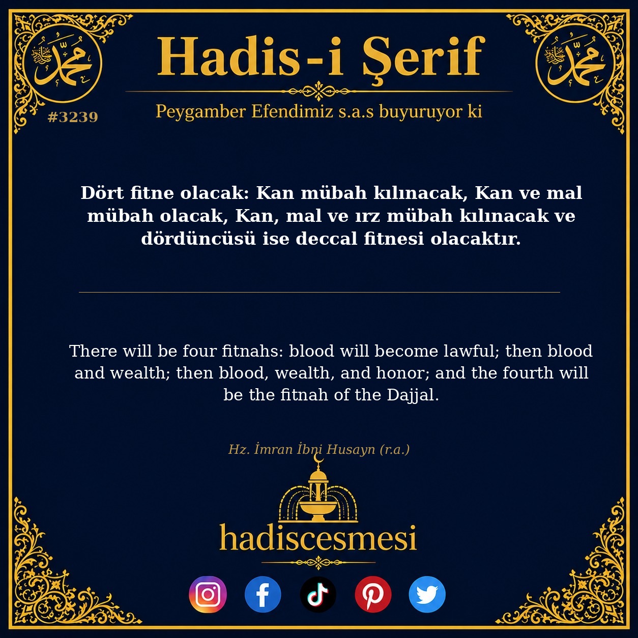 Hadis 3239