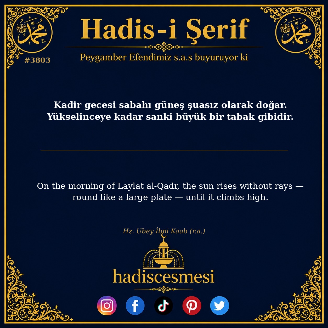 Hadis 3803