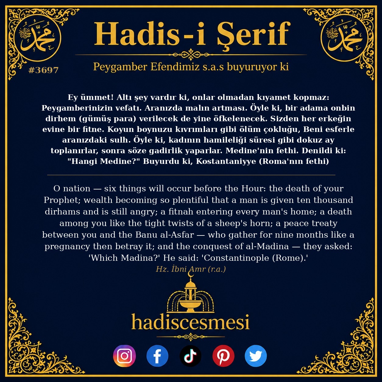 Hadis 3697
