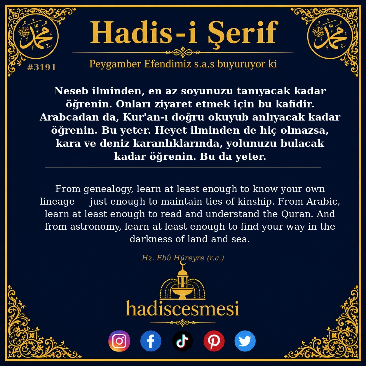 Hadis 3191