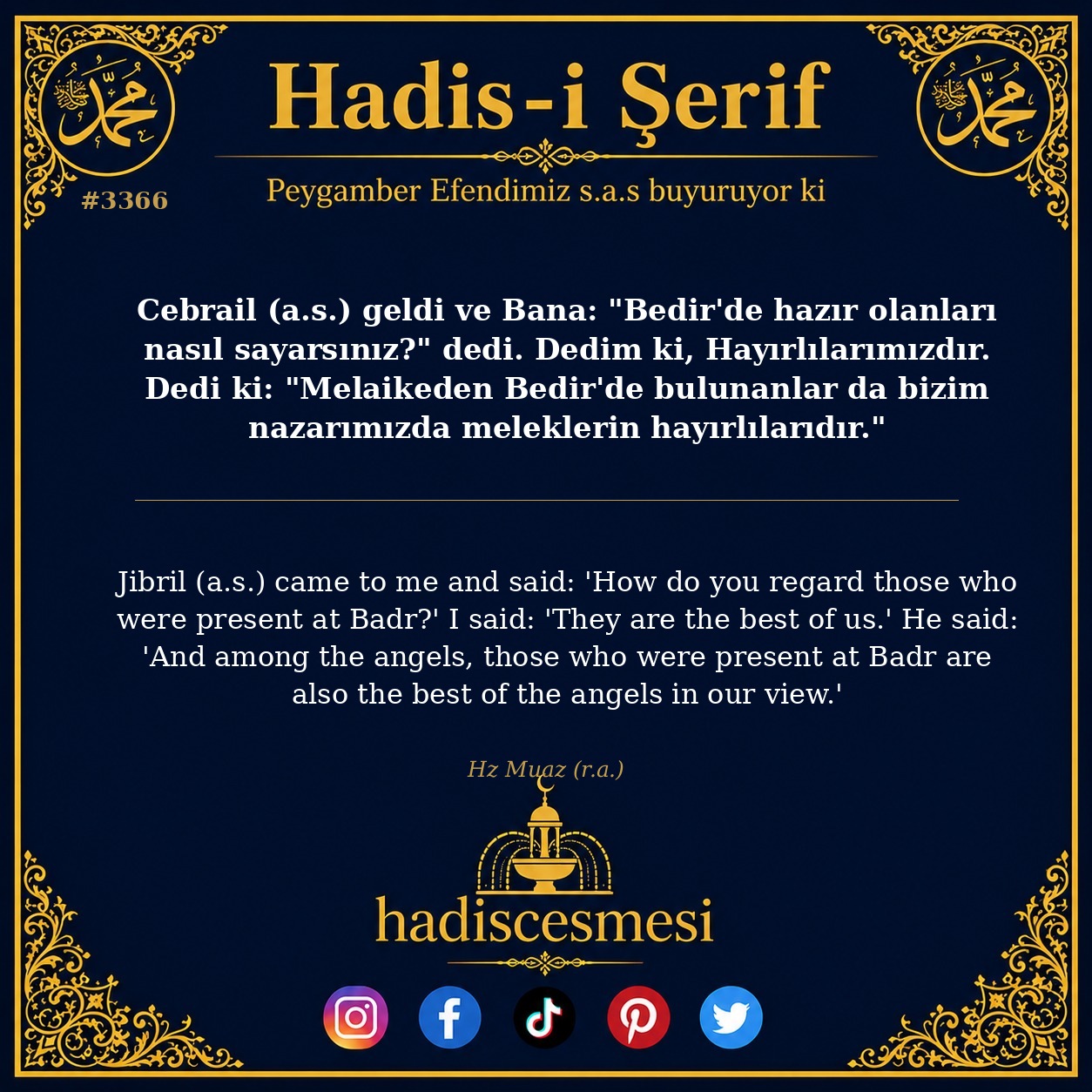 Hadis 3366