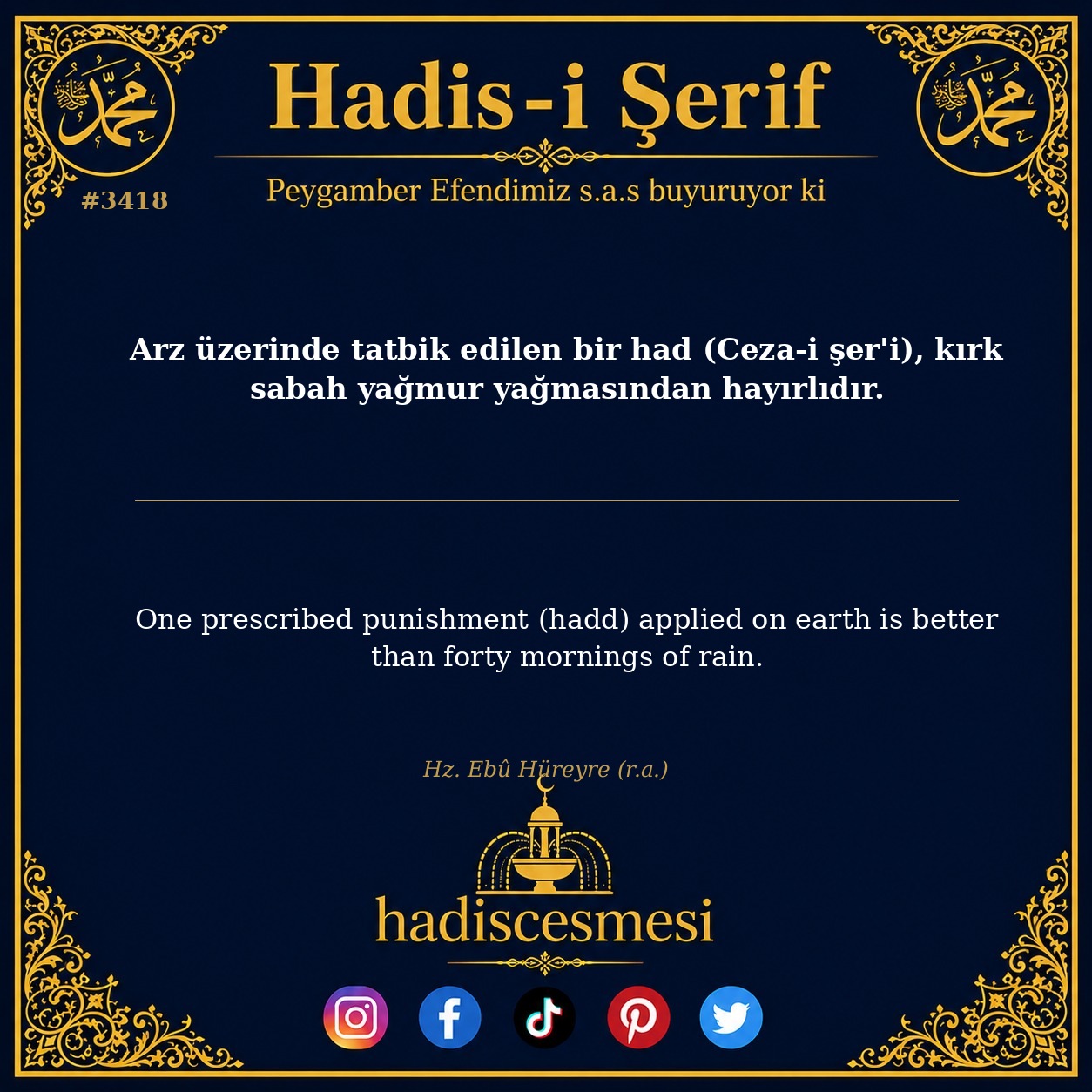 Hadis 3418