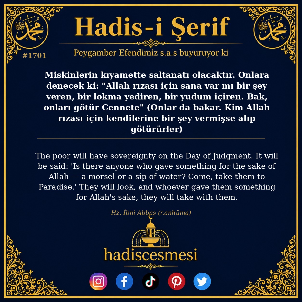Hadis 1701