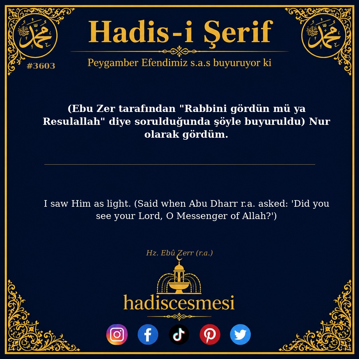 Hadis 3603