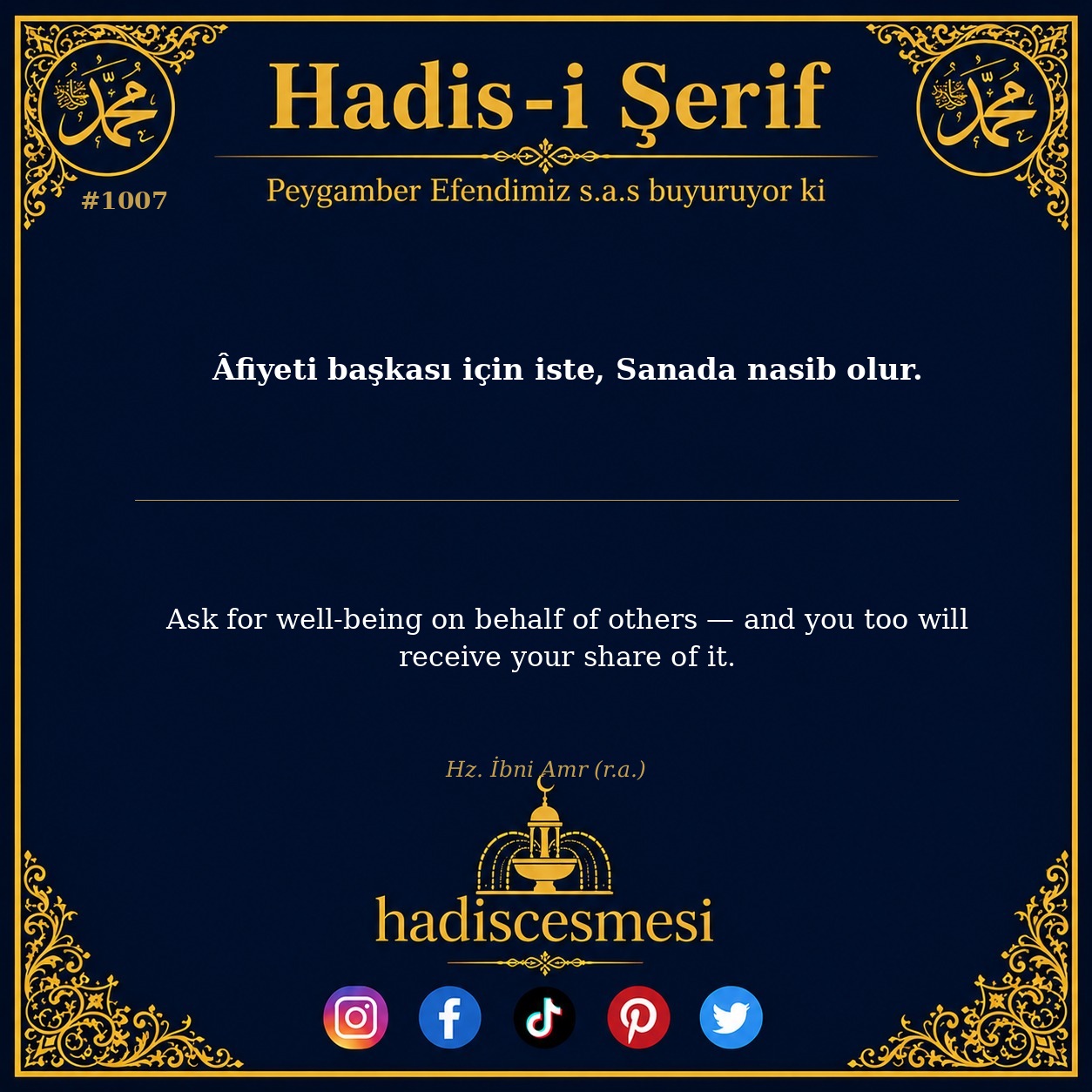 Hadis 1007