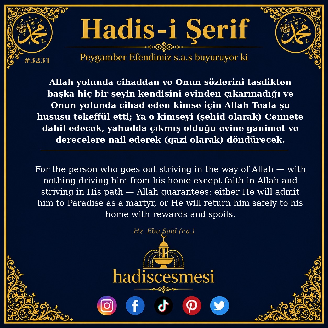 Hadis 3231