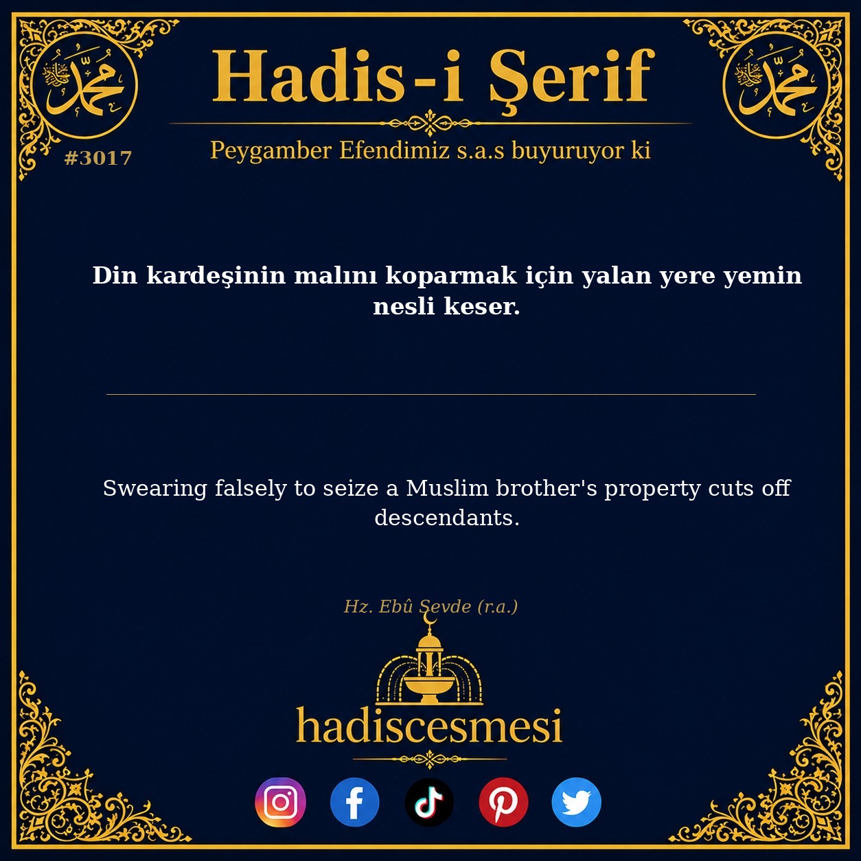 Hadis 3017