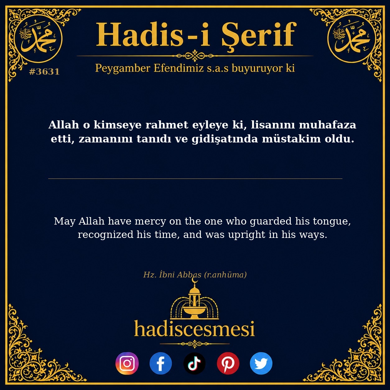 Hadis 3631