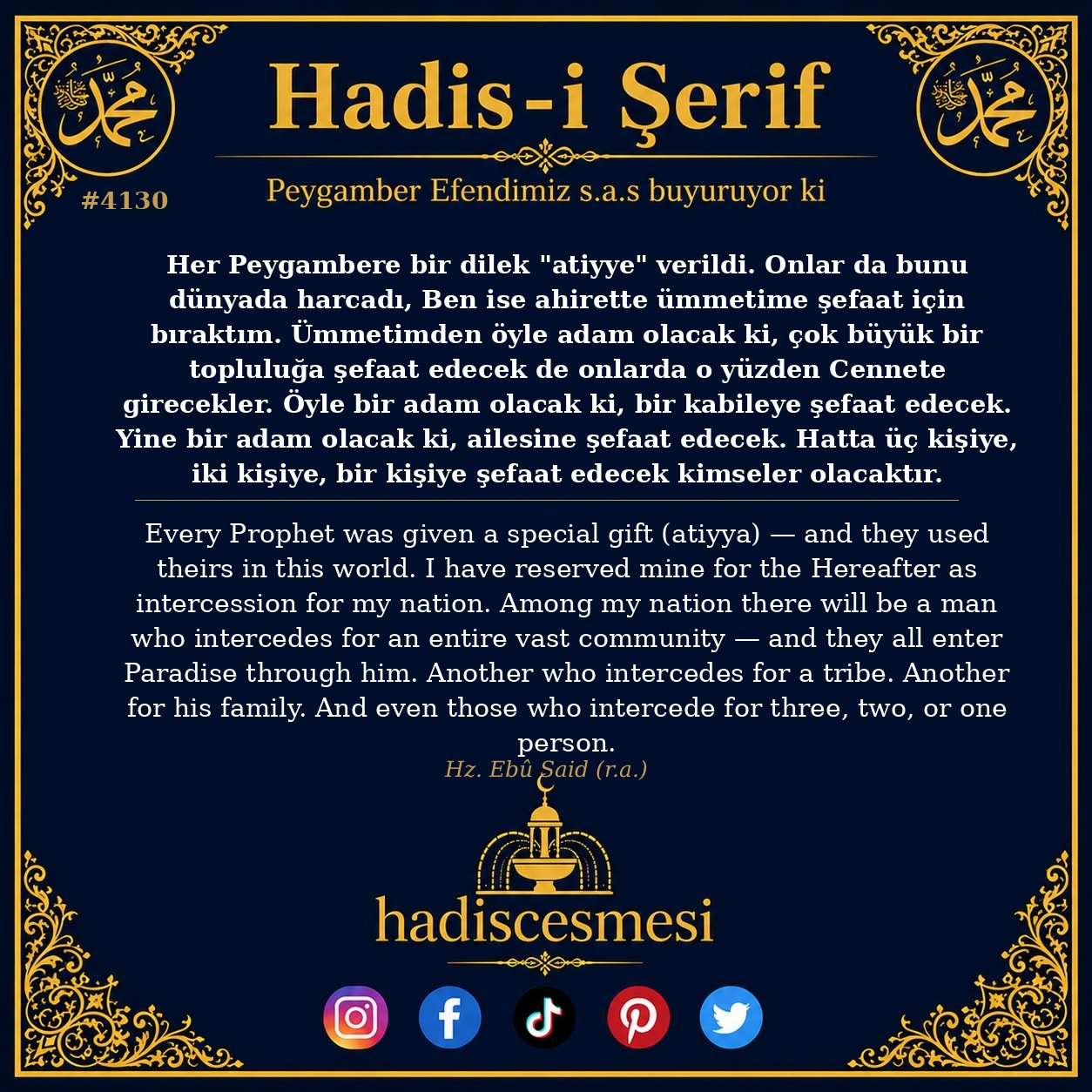 Hadis 4130