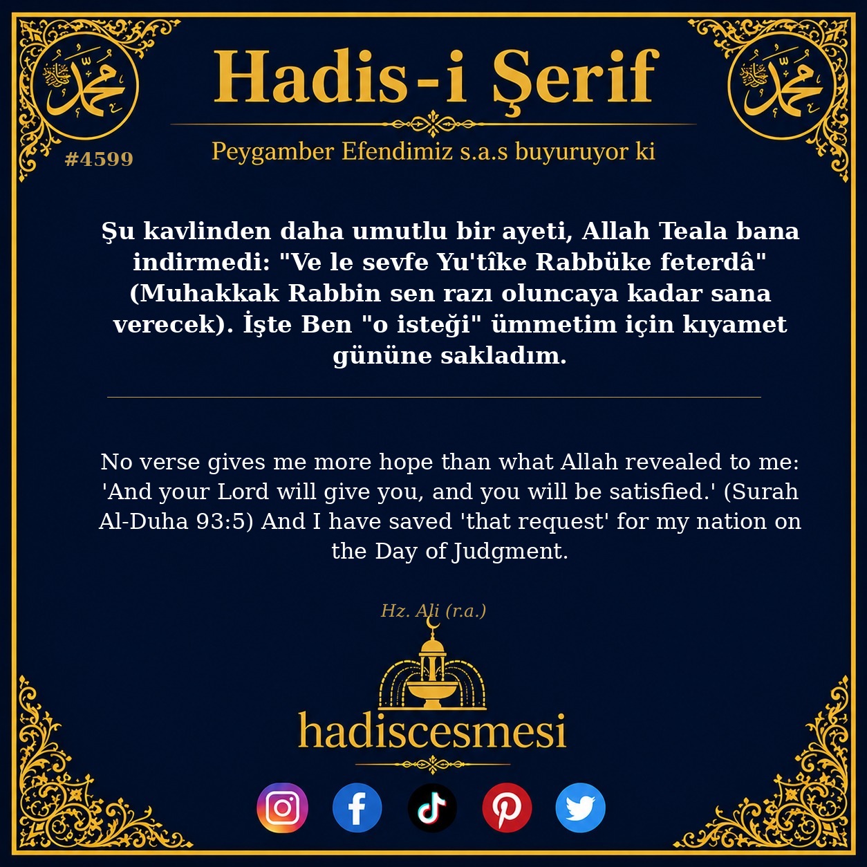 Hadis 4599