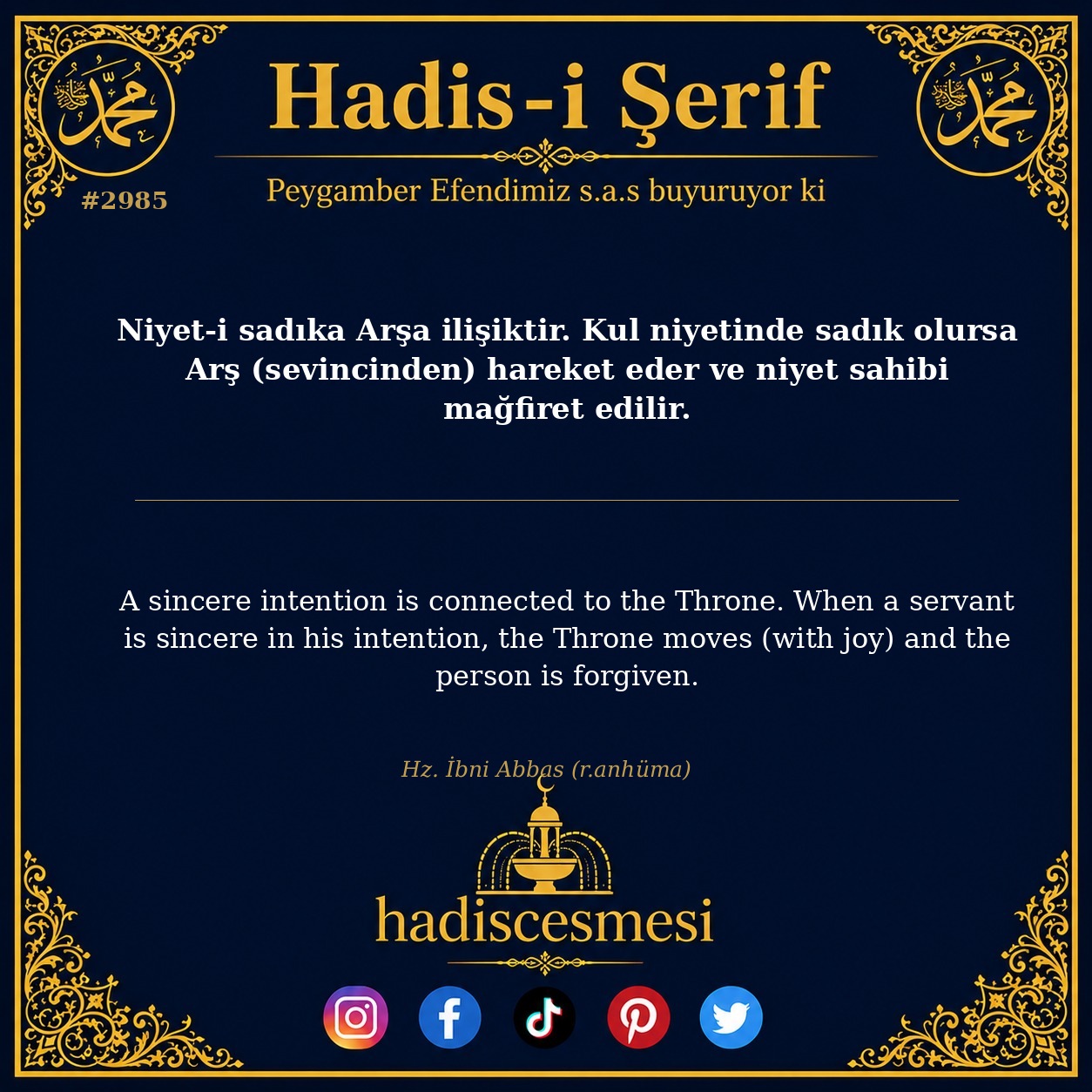 Hadis 2985