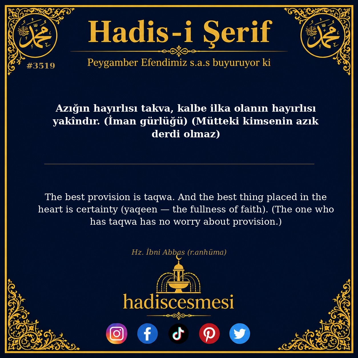 Hadis 3519