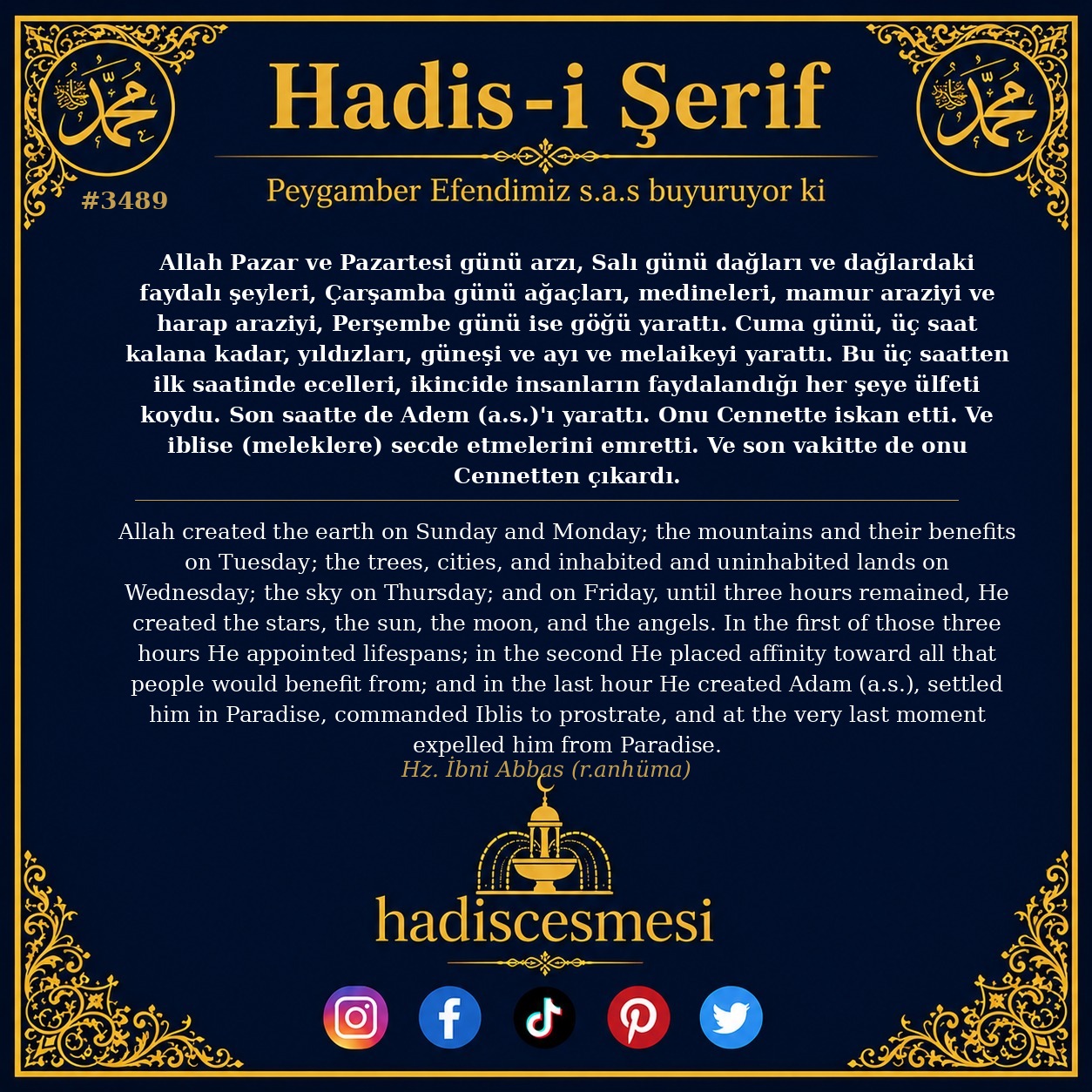 Hadis 3489
