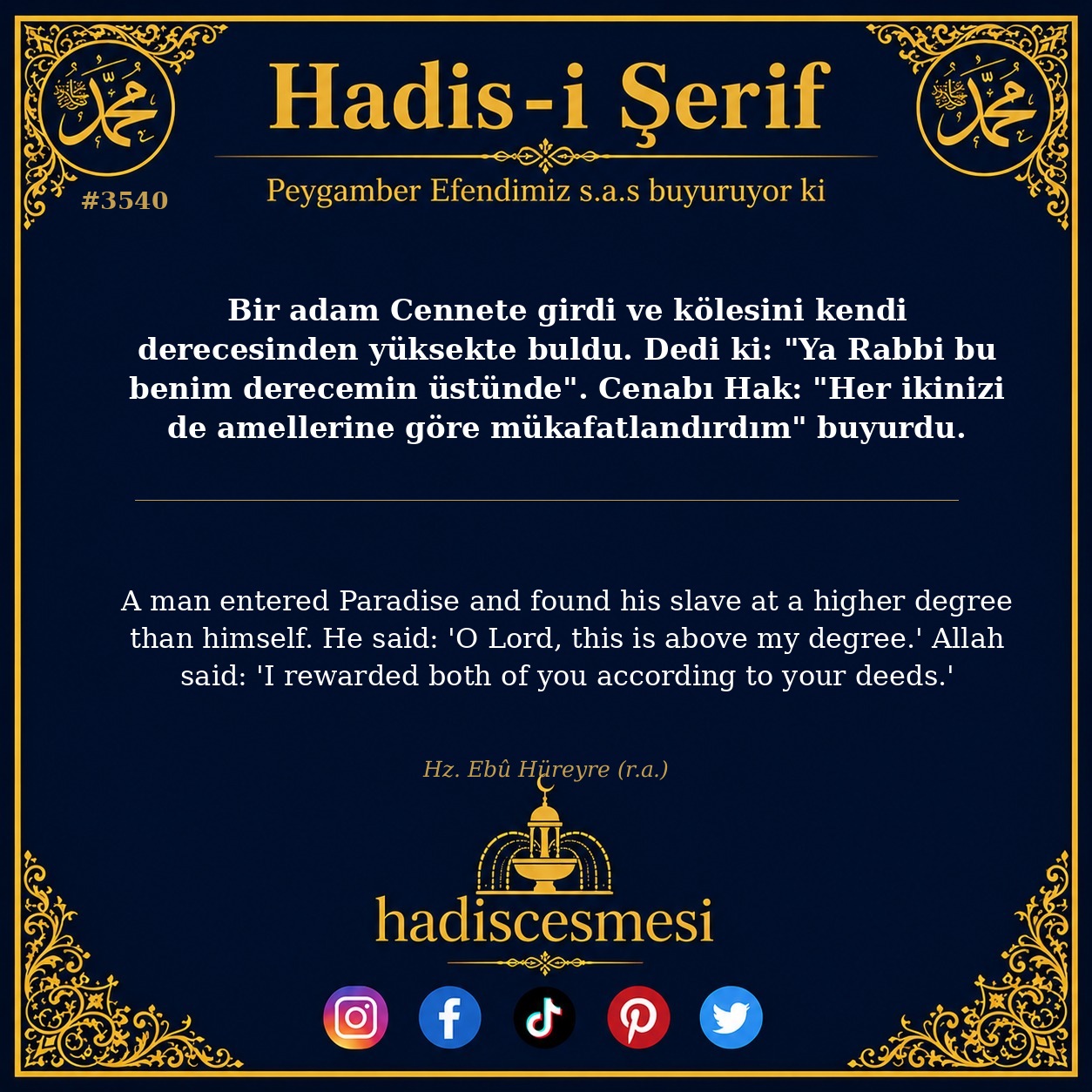 Hadis 3540