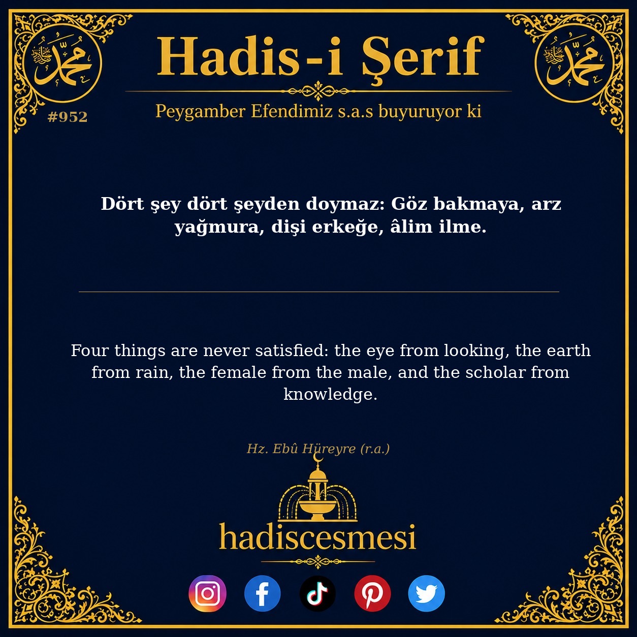 Hadis 0952