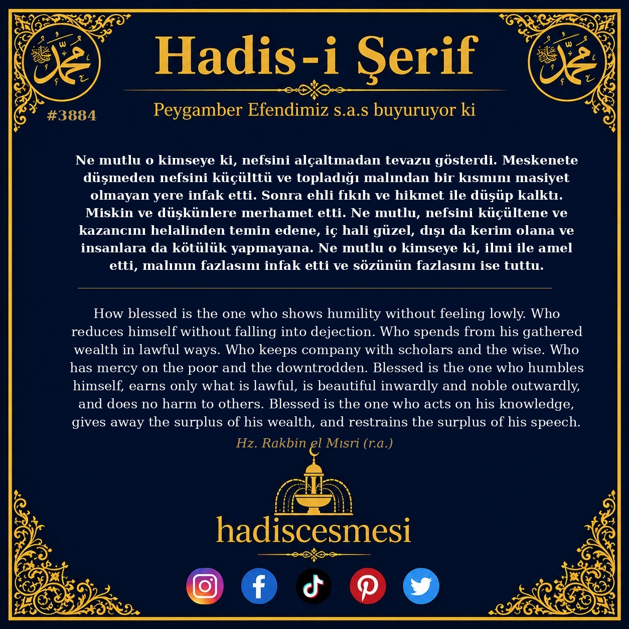 Hadis 3884