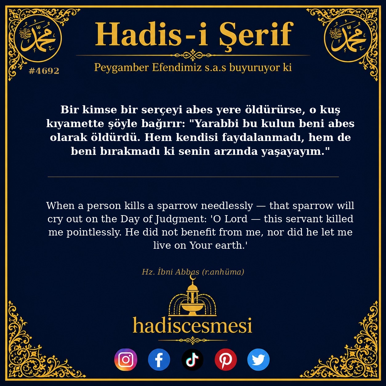 Hadis 4692