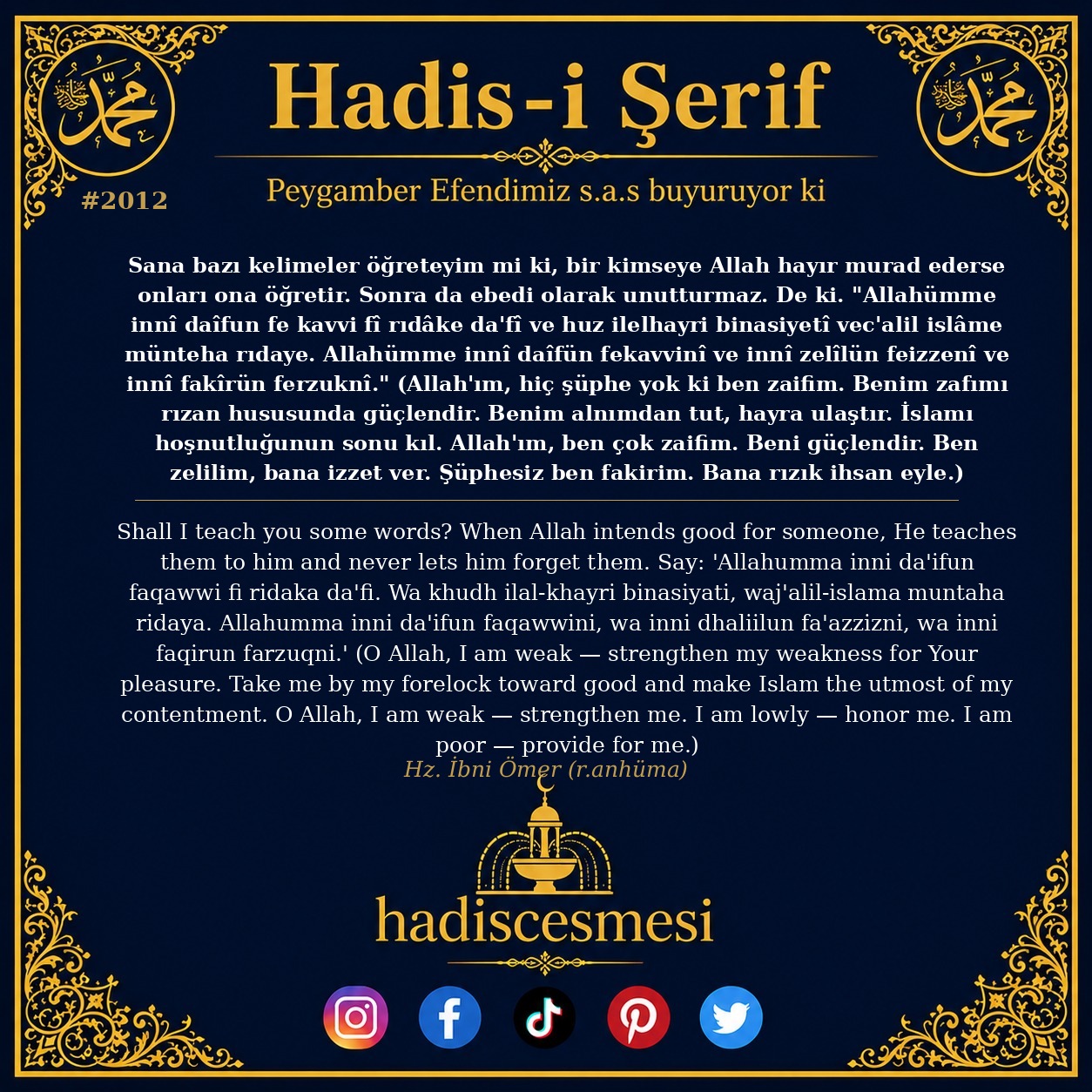 Hadis 2012