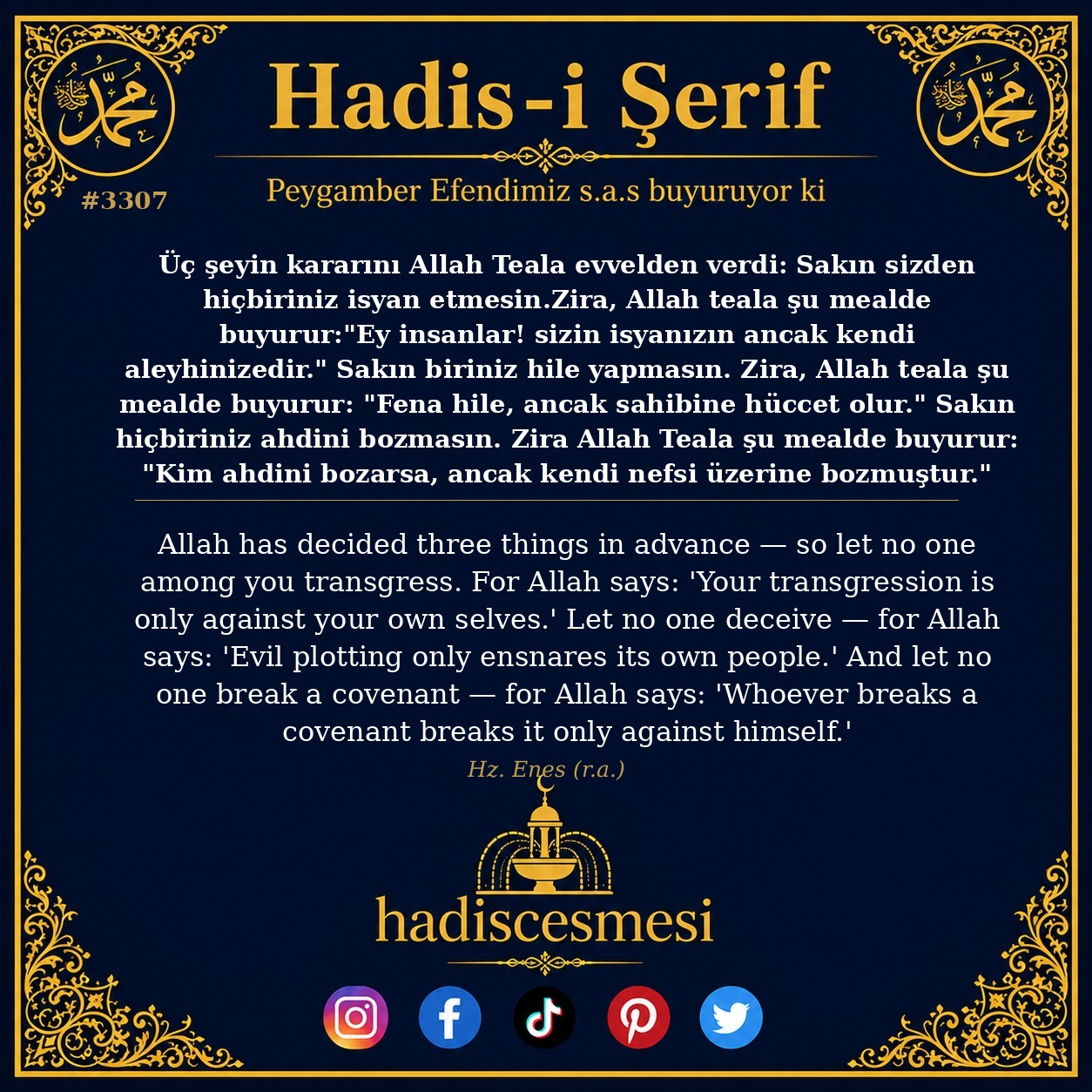 Hadis 3307
