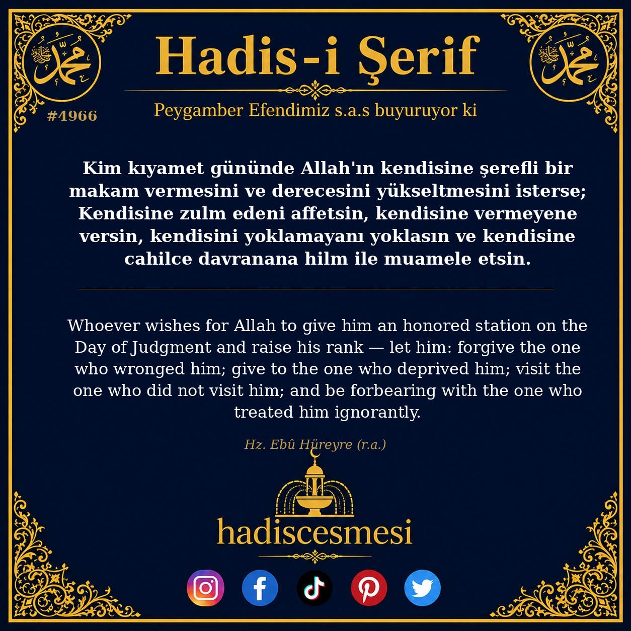 Hadis 4966