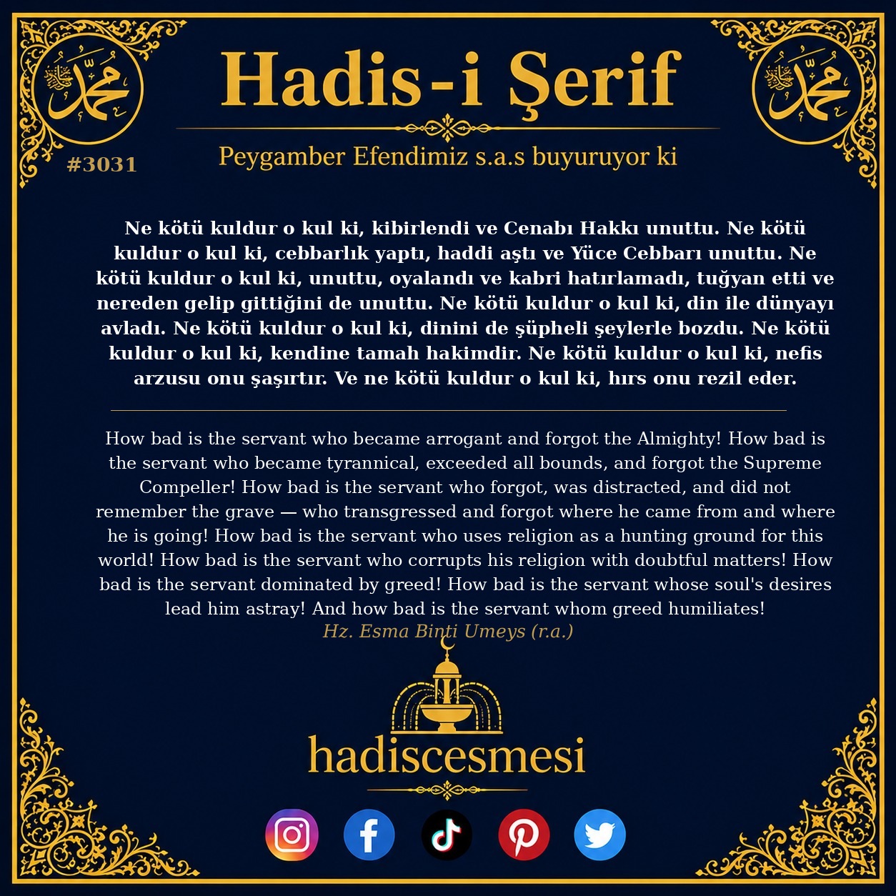 Hadis 3031
