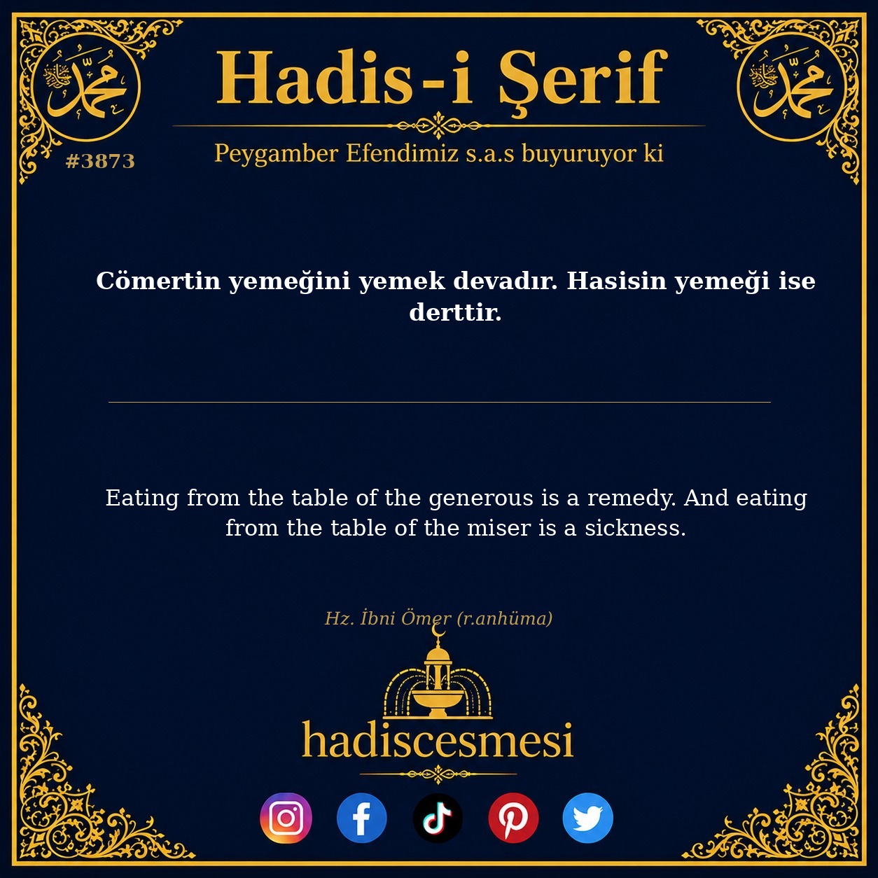 Hadis 3873
